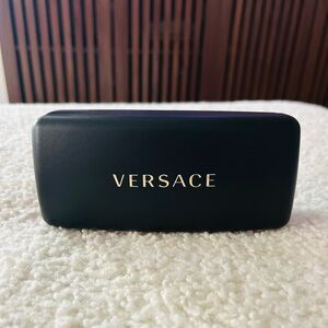 Versace Black and Gold Eyewear Case